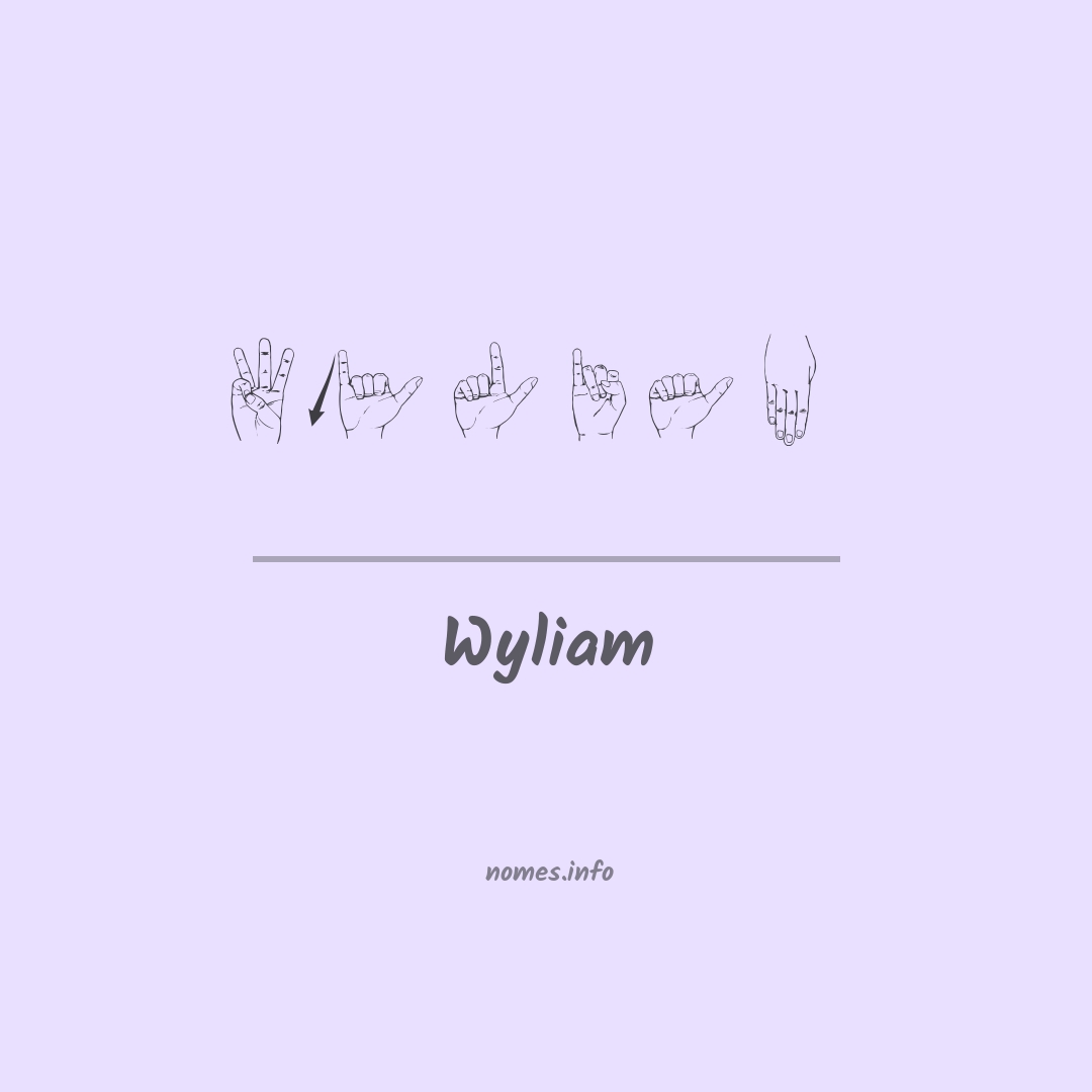 Wyliam em Libras