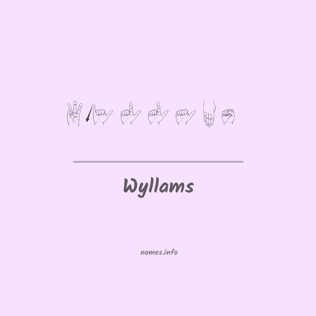 Wyllams em Libras