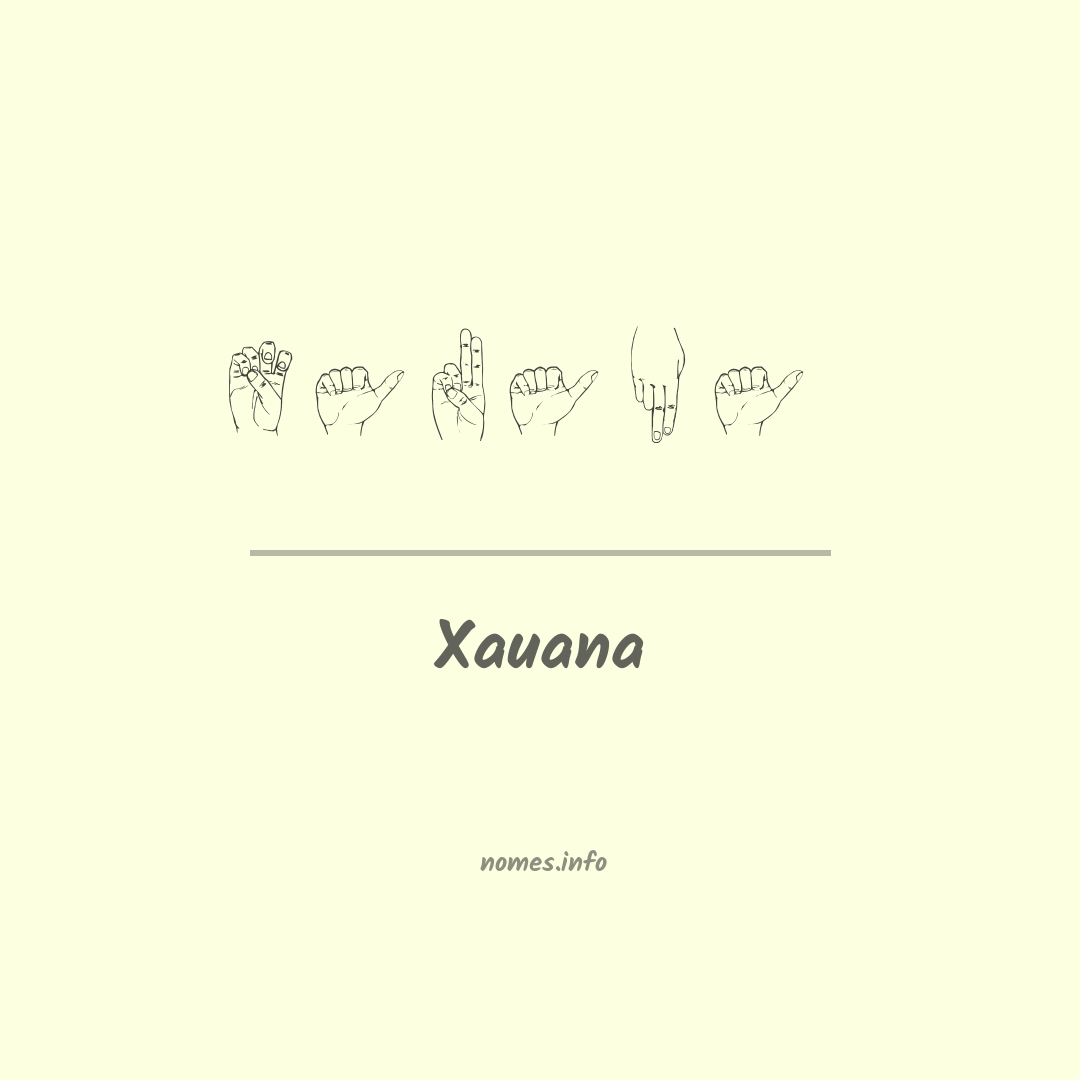 Xauana em Libras