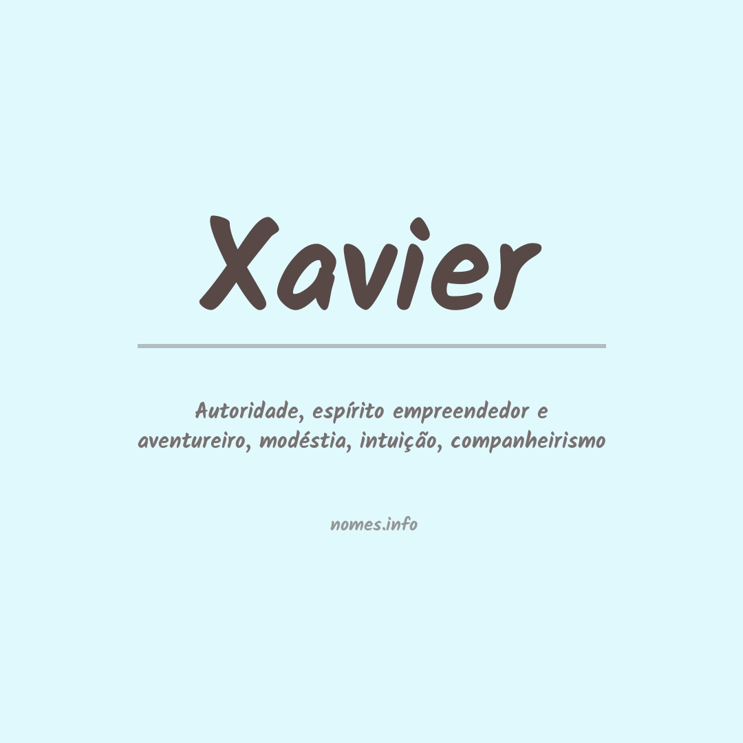 Significado do nome Xavier