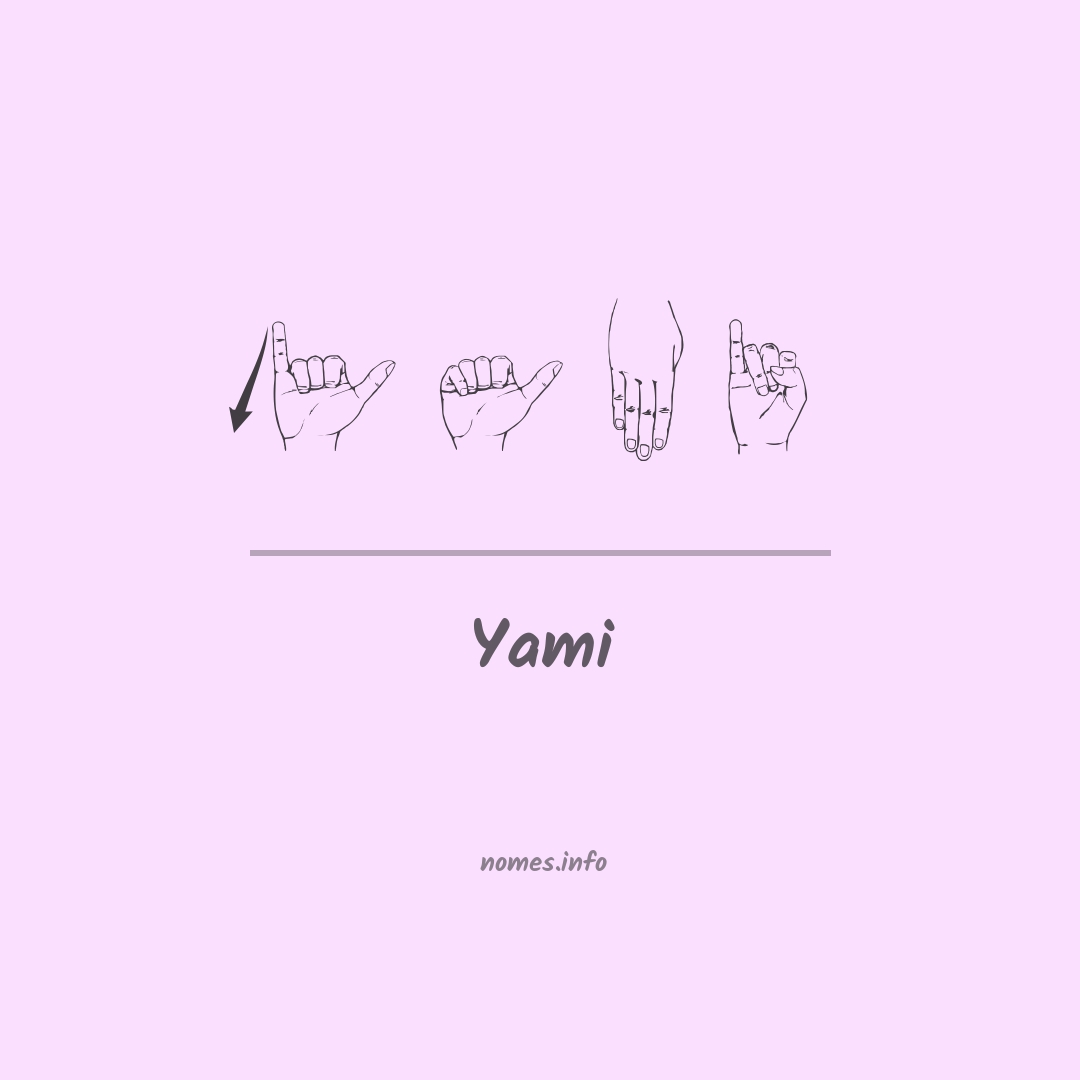 Yami em Libras