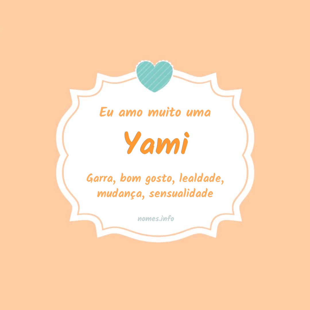 Eu amo muito Yami