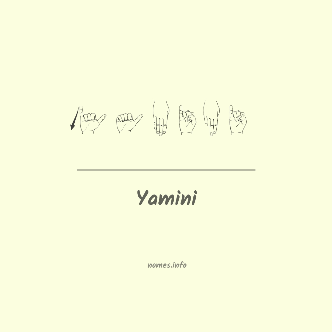Yamini em Libras