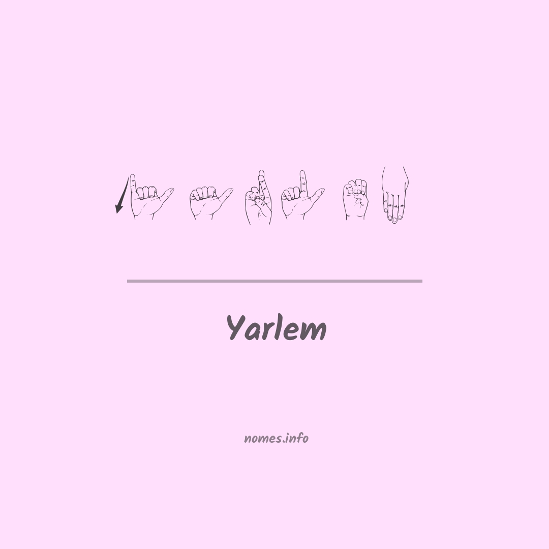 Yarlem em Libras
