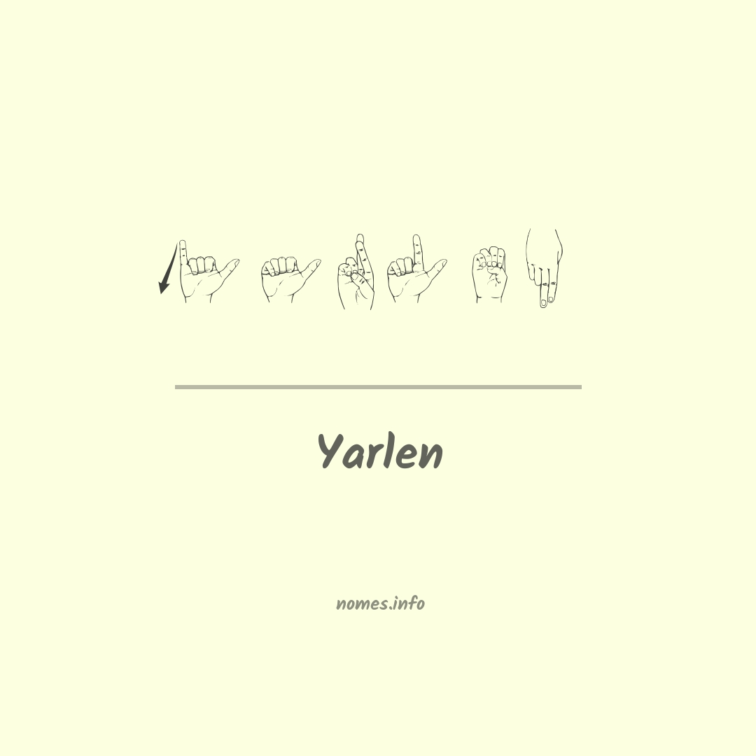 Yarlen em Libras