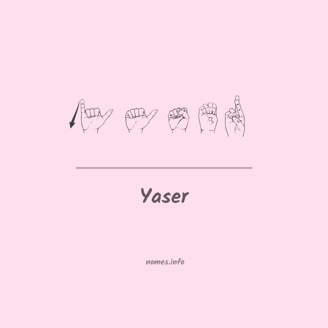 Yaser em Libras