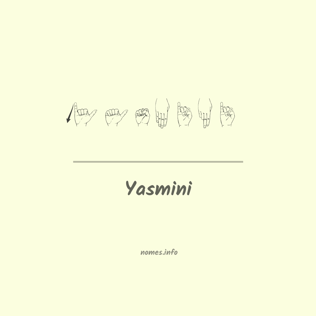 Yasmini em Libras