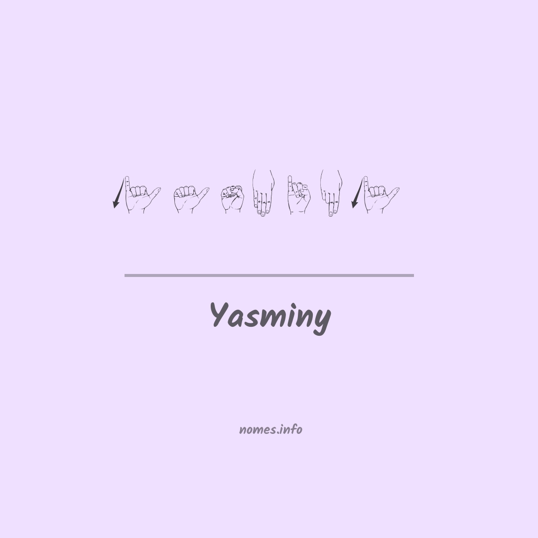 Yasminy em Libras