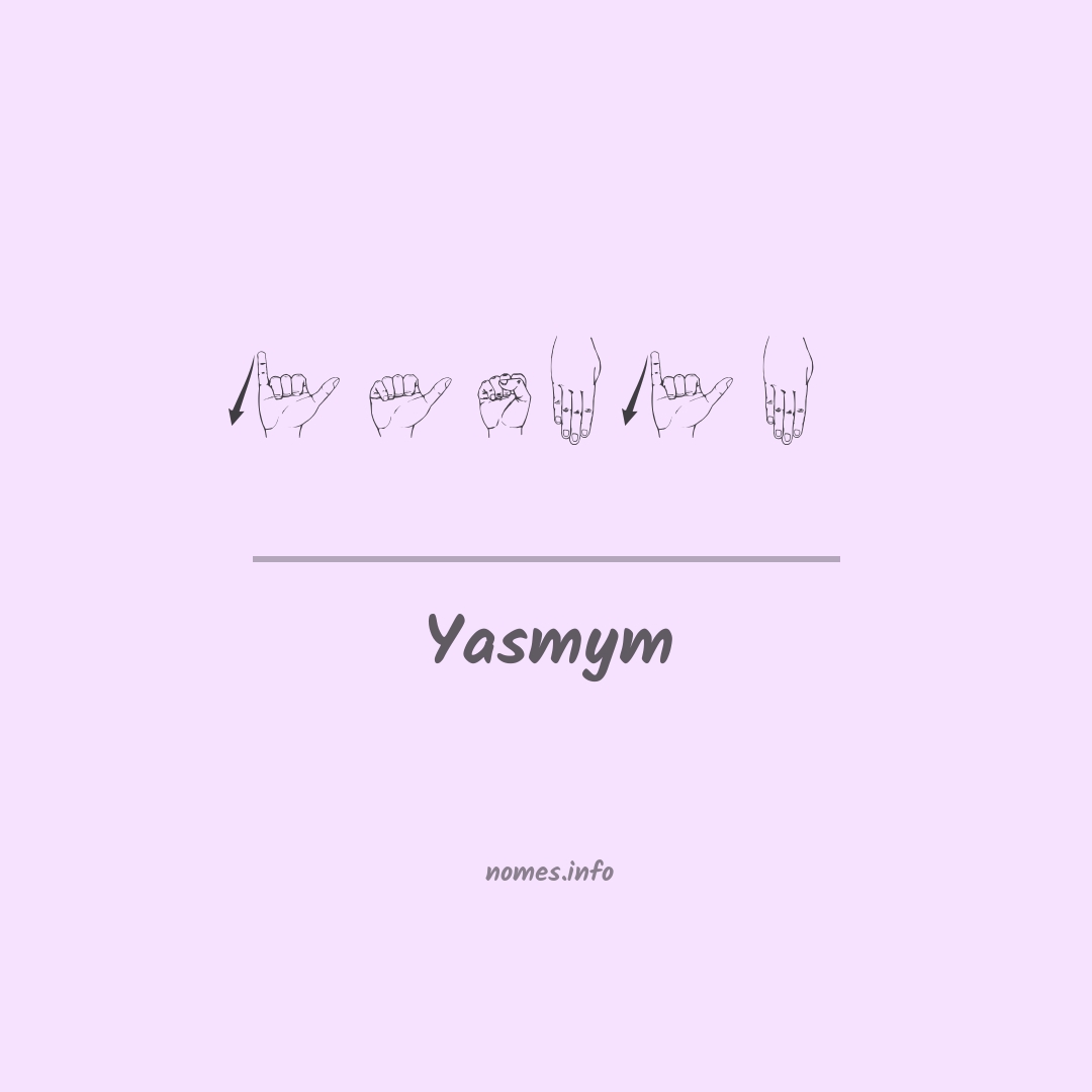 Yasmym em Libras