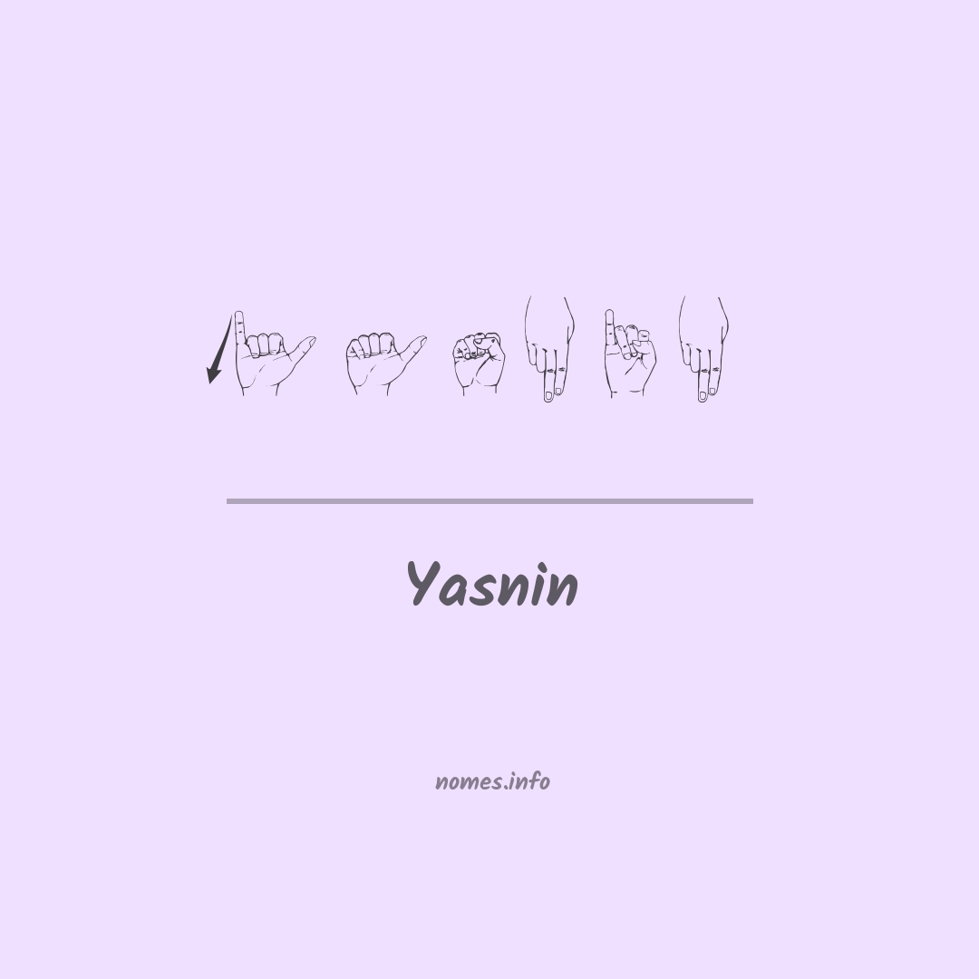 Yasnin em Libras