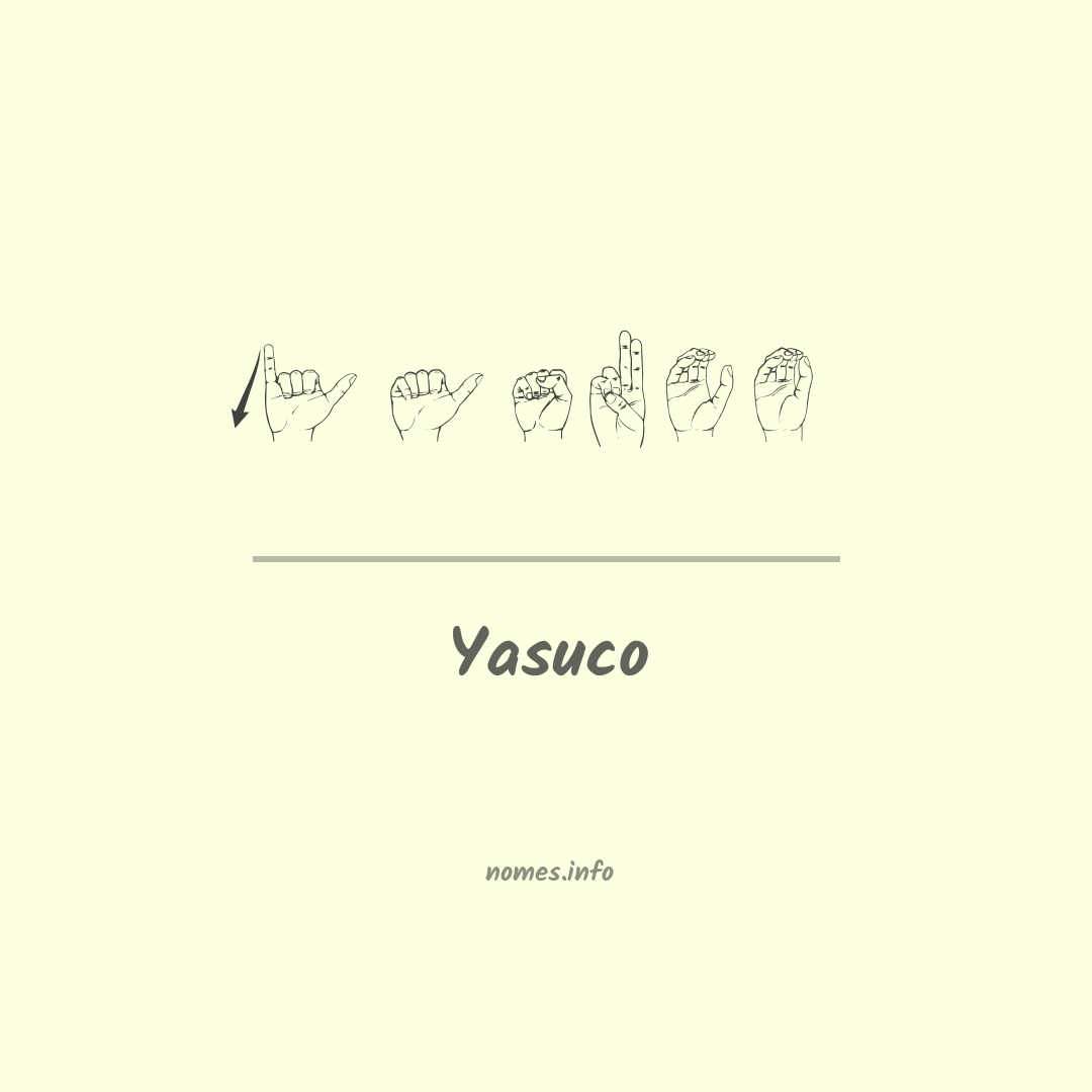 Yasuco em Libras