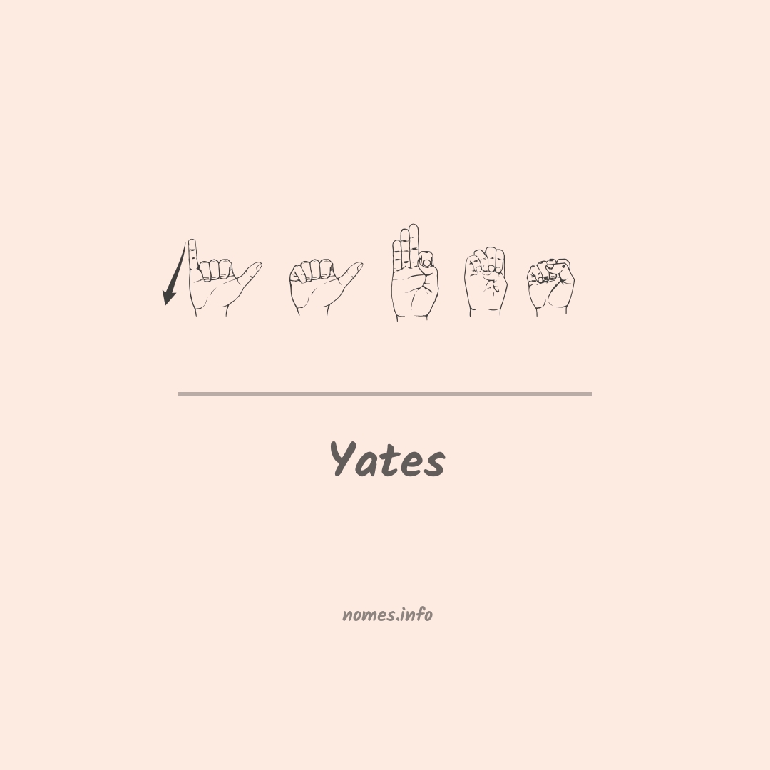 Yates em Libras