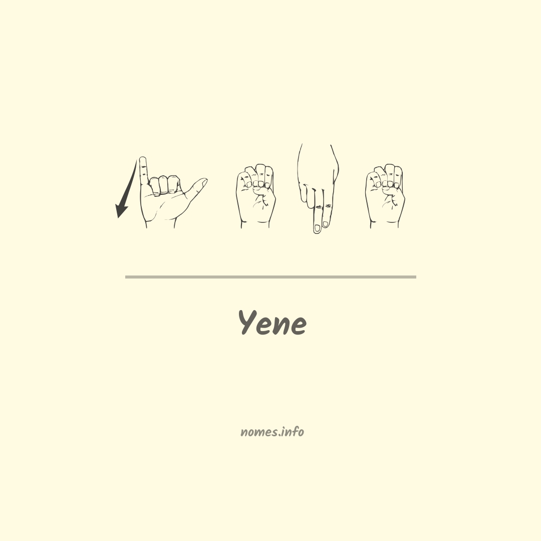 Yene em Libras