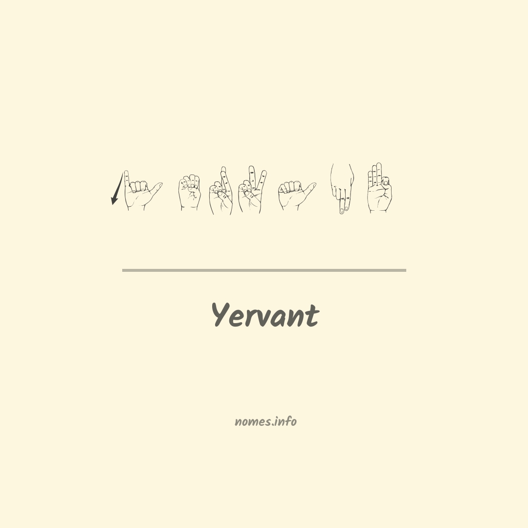 Yervant em Libras