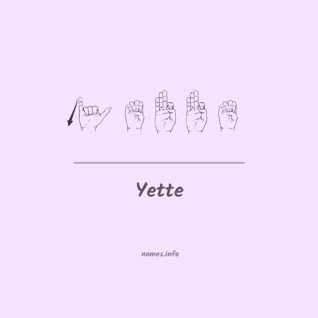Yette em Libras
