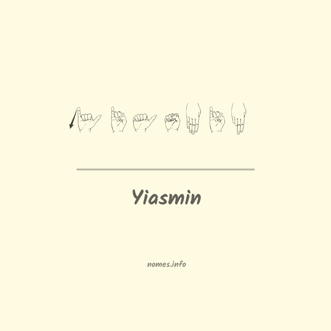 Yiasmin em Libras
