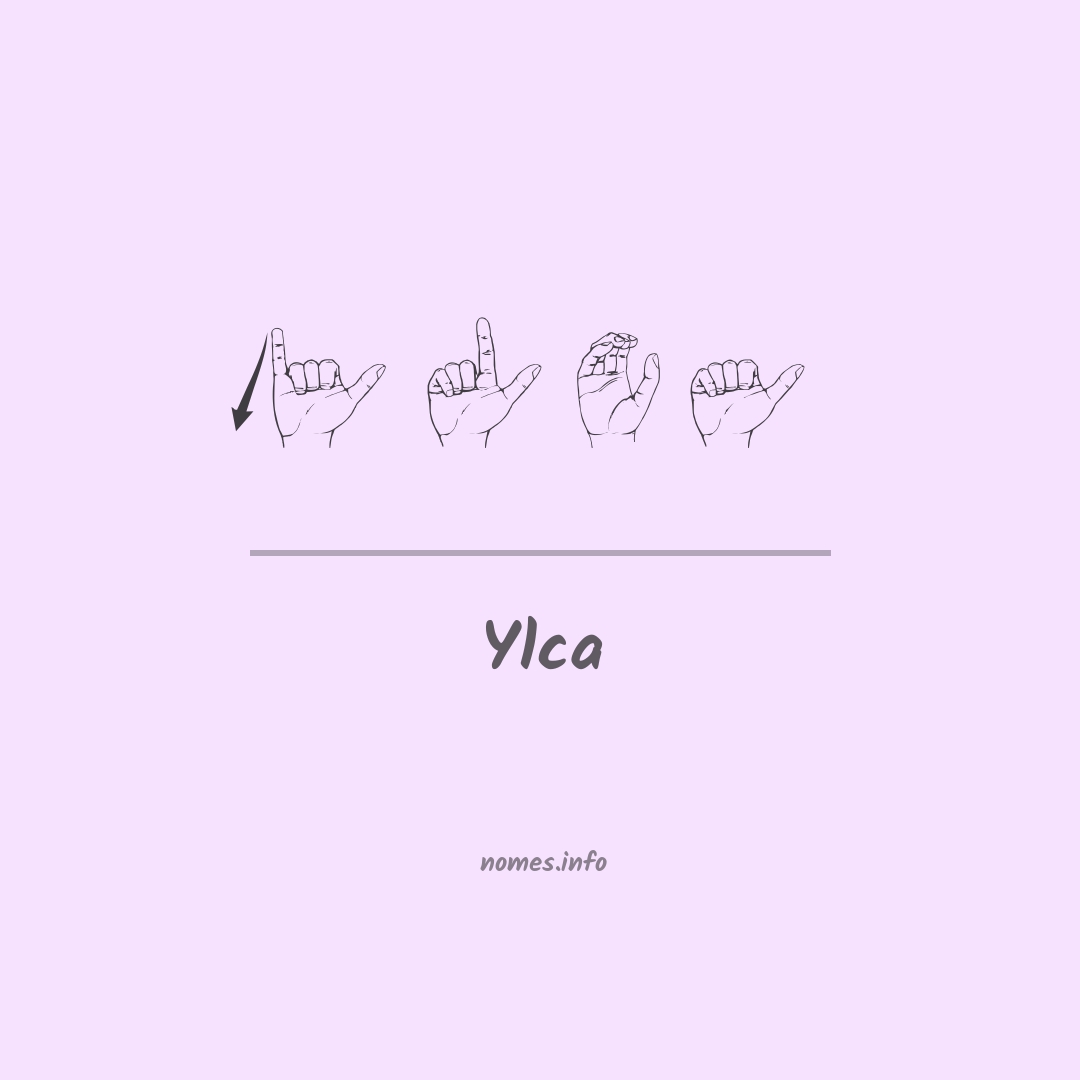 Ylca em Libras