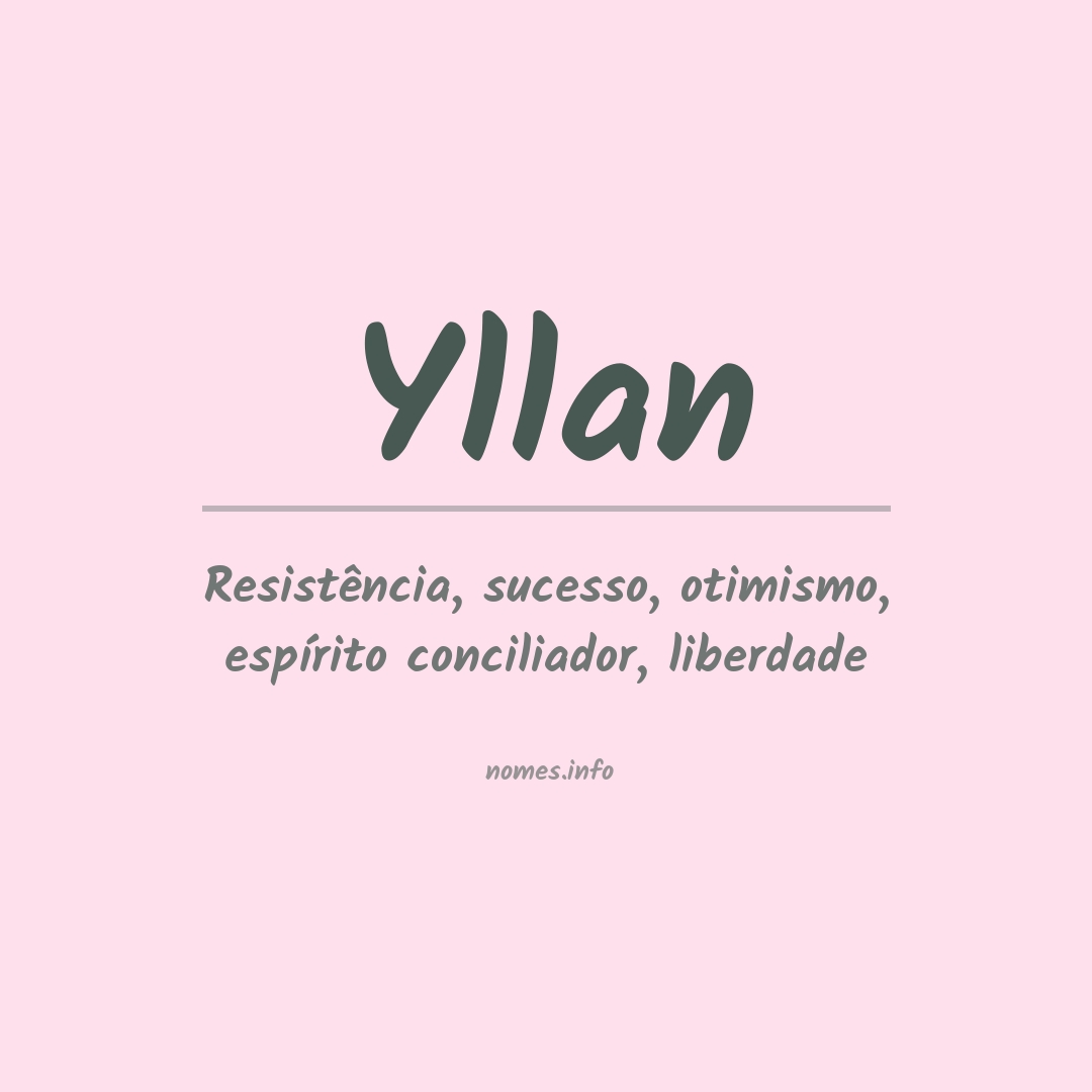 Significado do nome Yllan