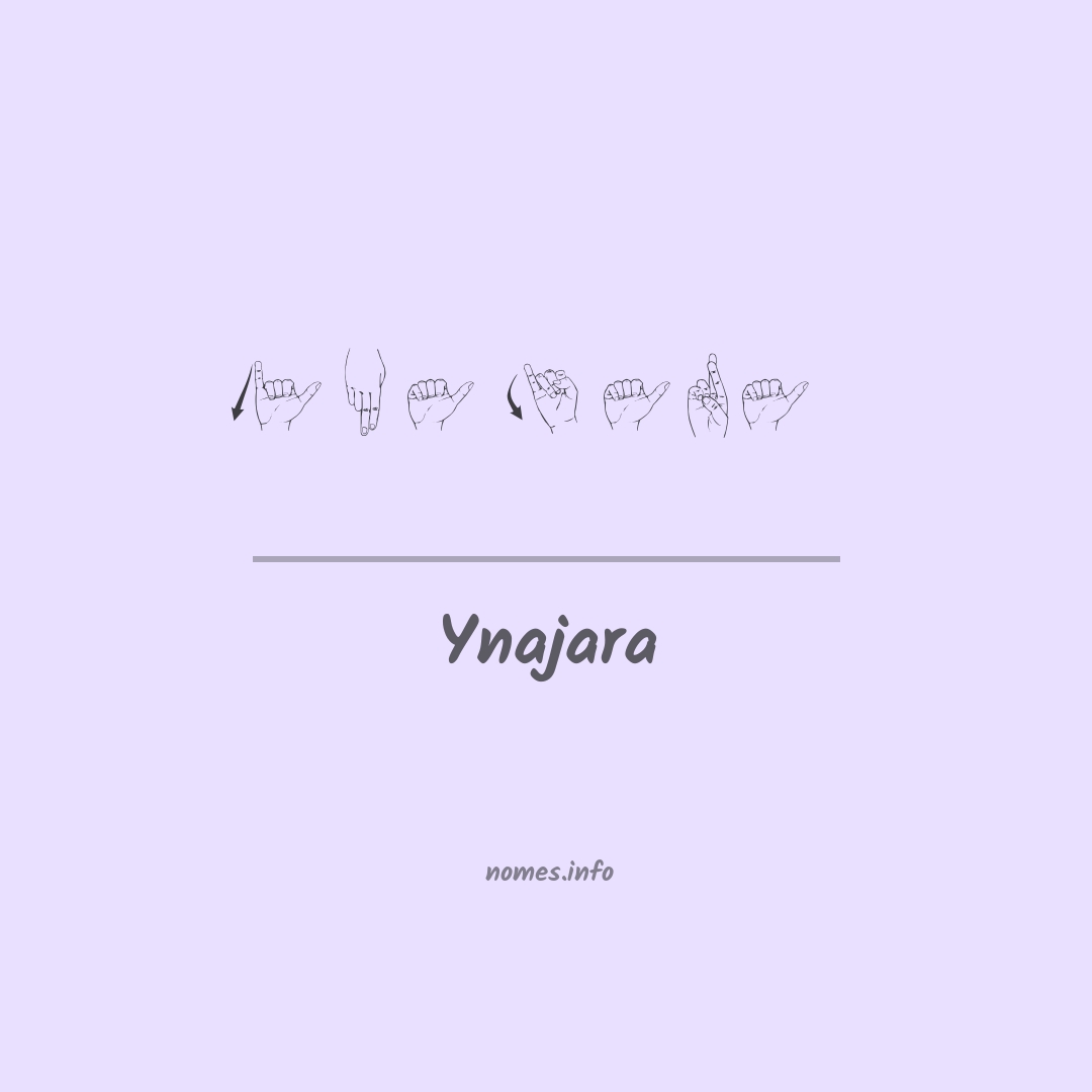 Ynajara em Libras