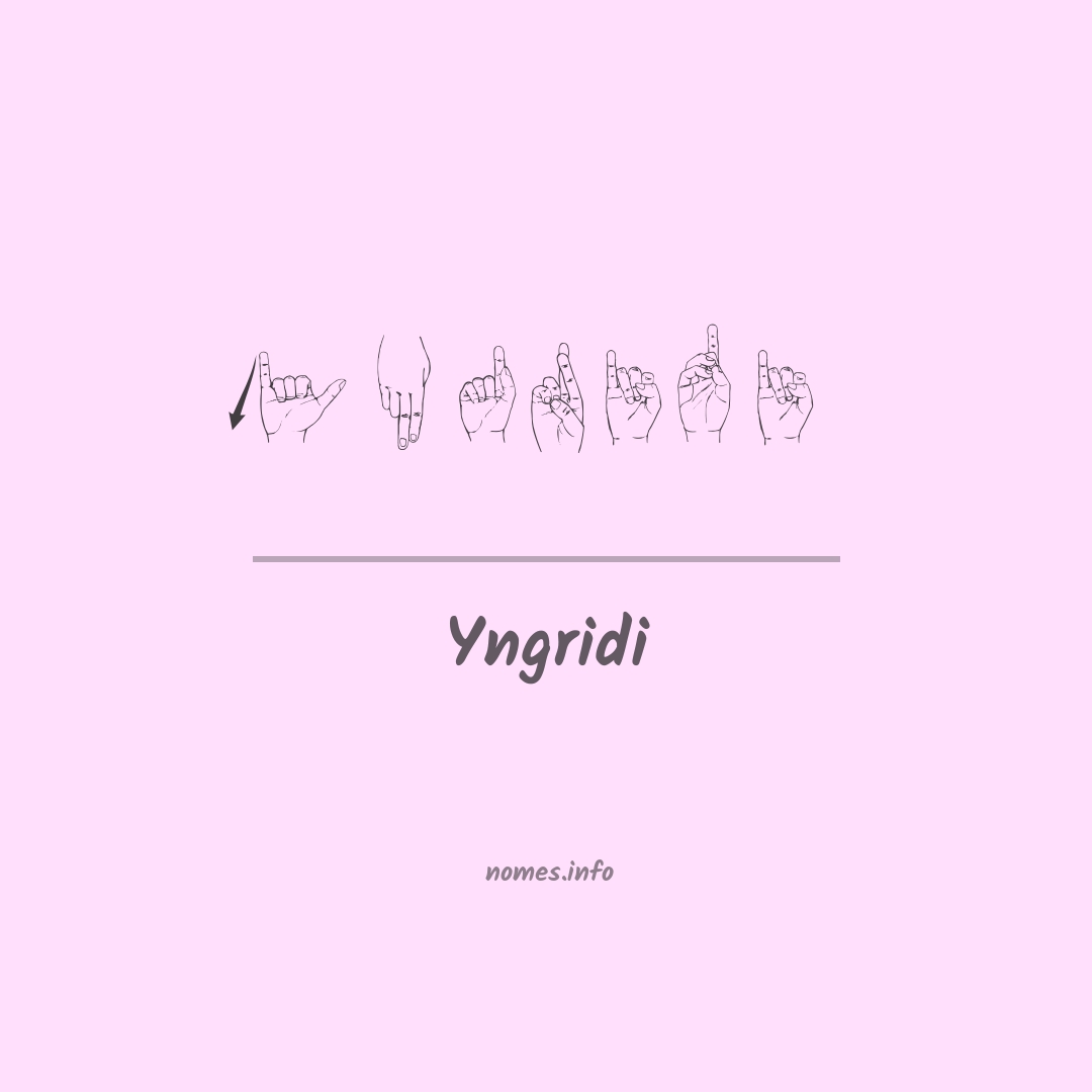 Yngridi em Libras