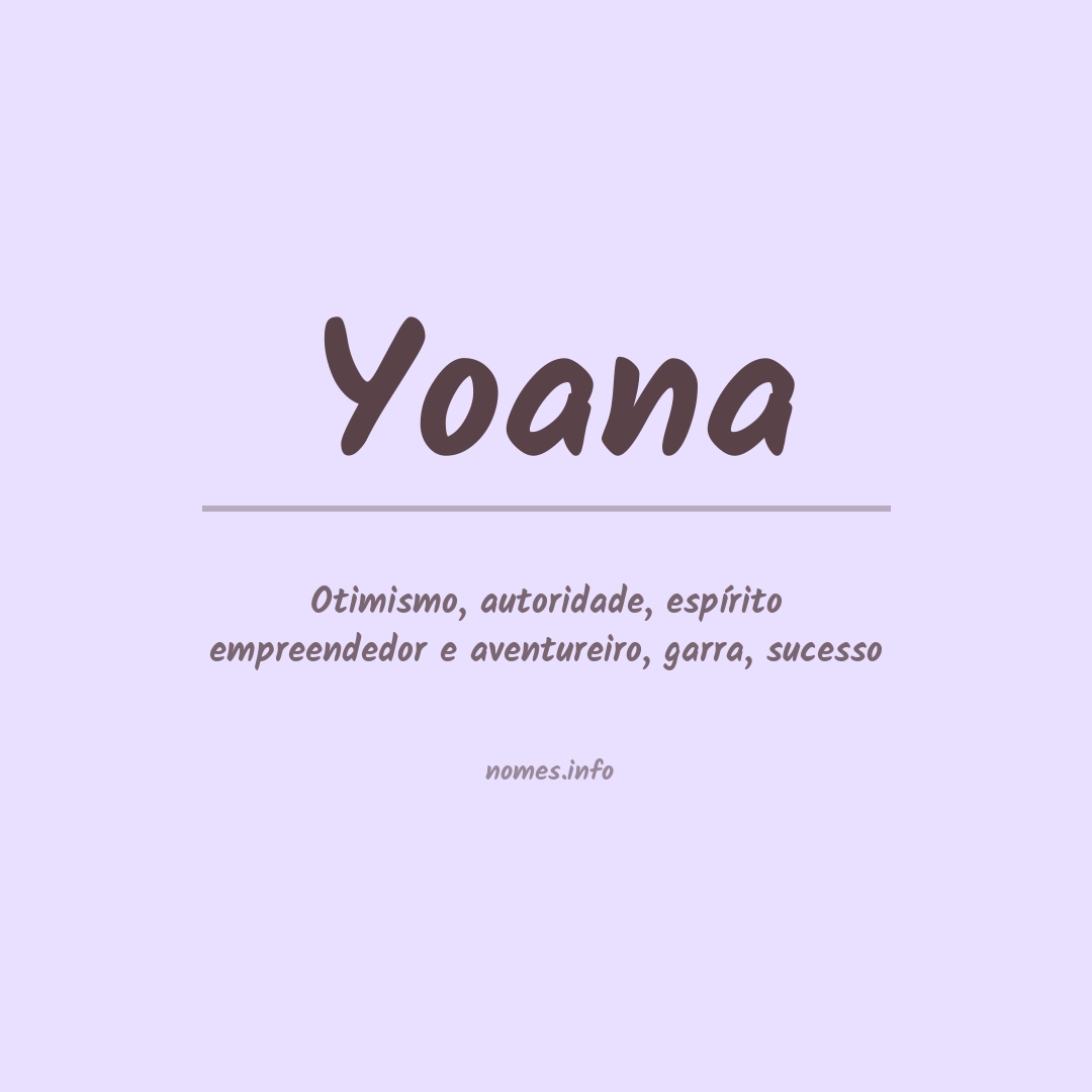 Significado do nome Yoana