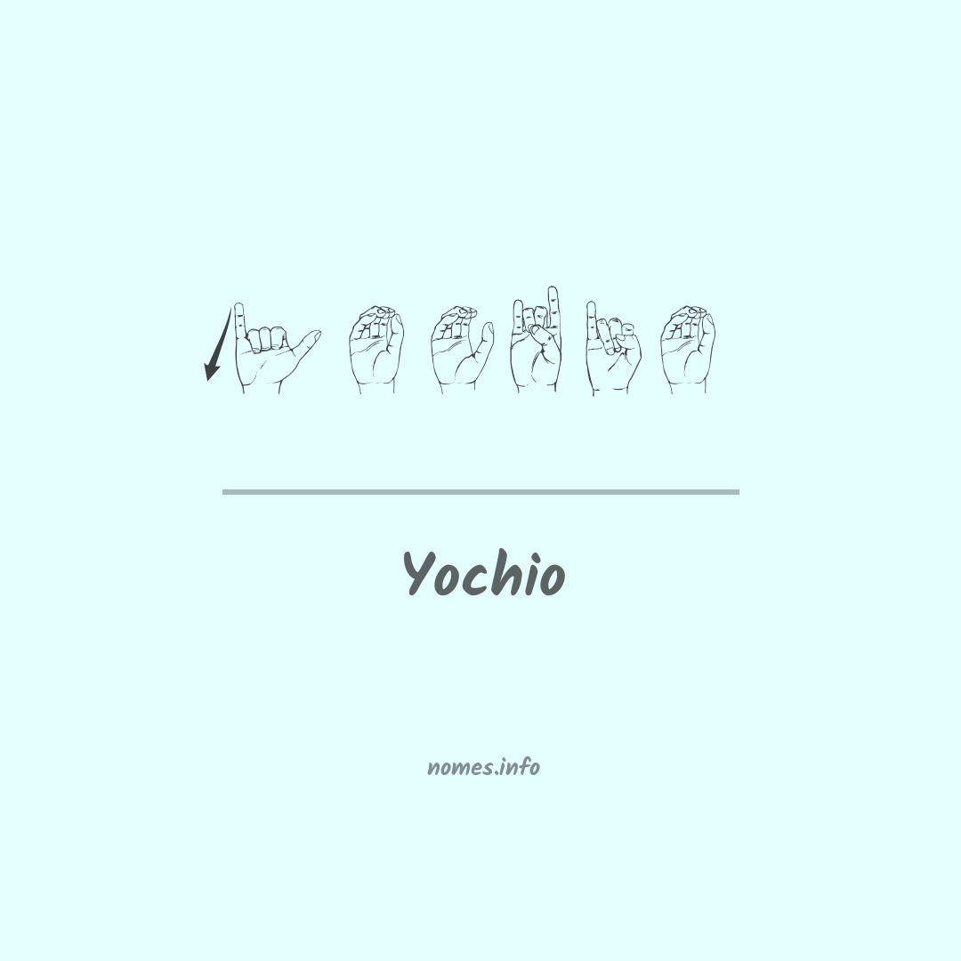 Yochio em Libras