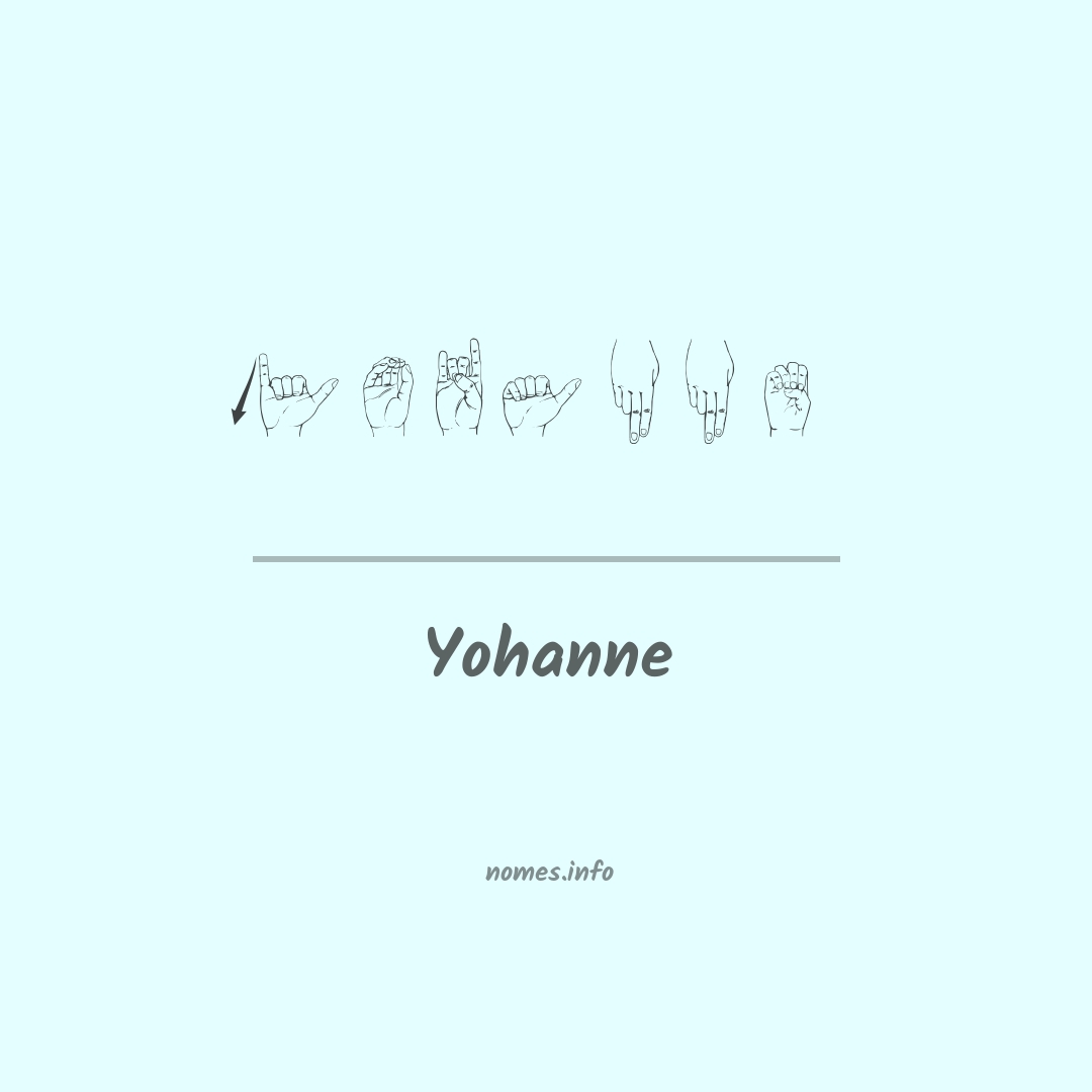 Yohanne em Libras