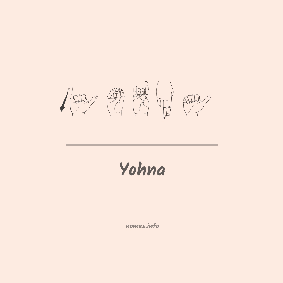 Yohna em Libras Yohna em Libras