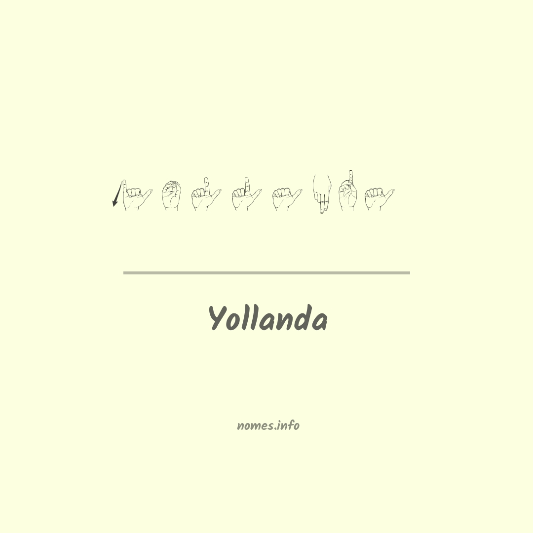 Yollanda em Libras
