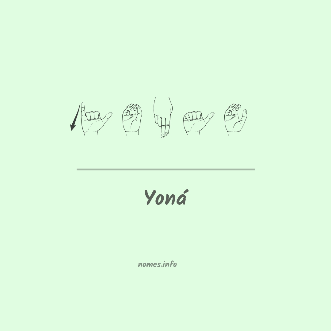 Yoná em Libras Yoná em Libras