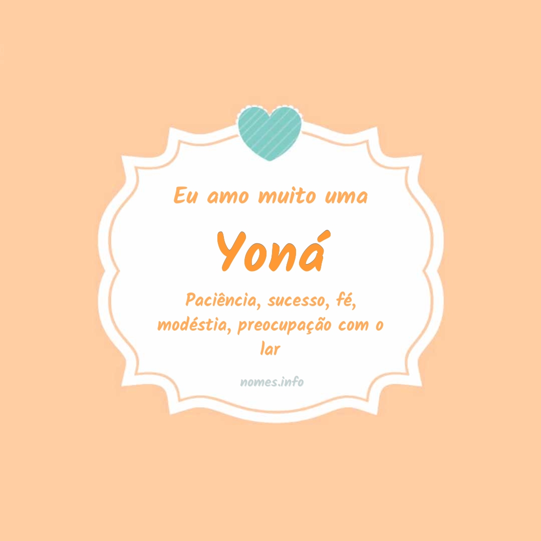 Eu amo muito Yoná Eu amo muito Yoná