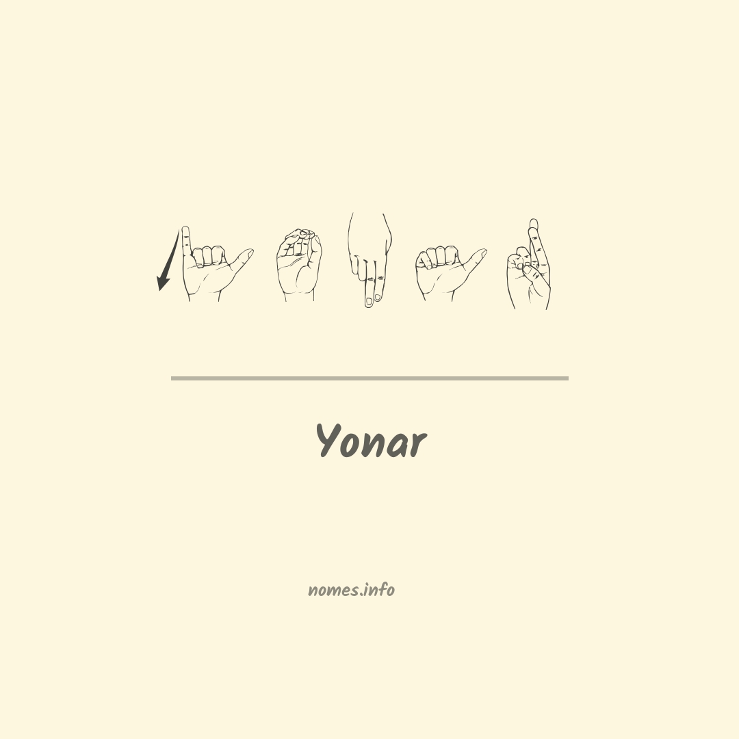 Yonar em Libras Yonar em Libras