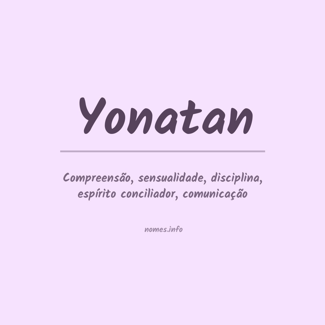 Significado do nome Yonatan