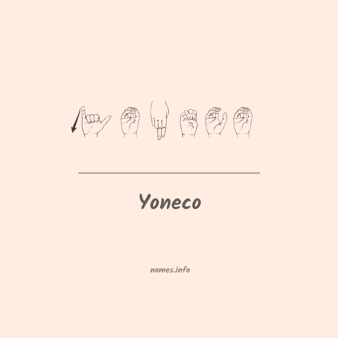 Yoneco em Libras