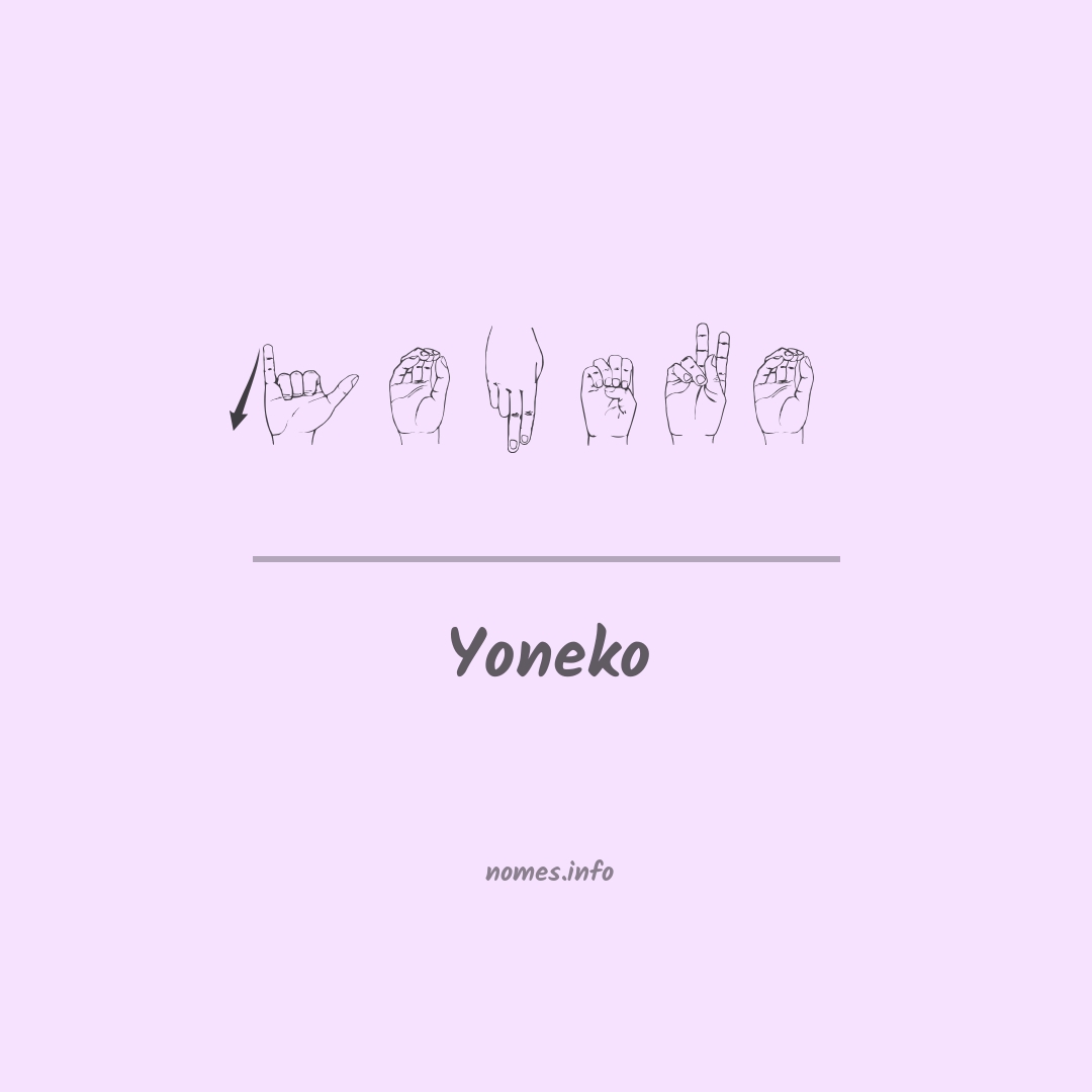 Yoneko em Libras