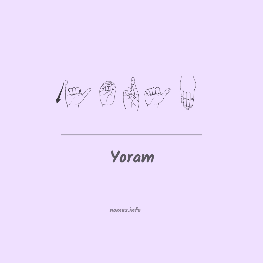Yoram em Libras