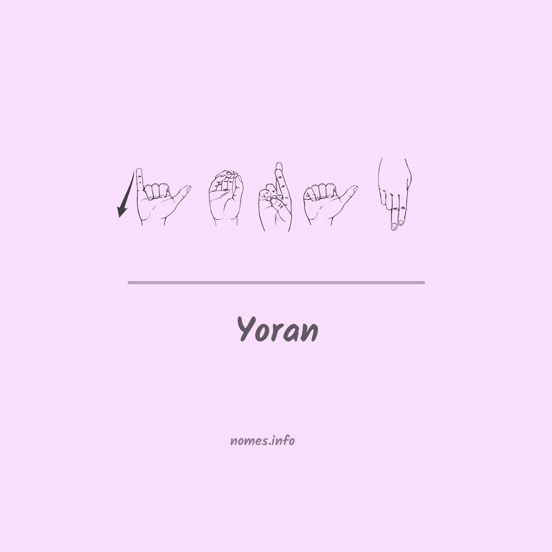 Yoran em Libras