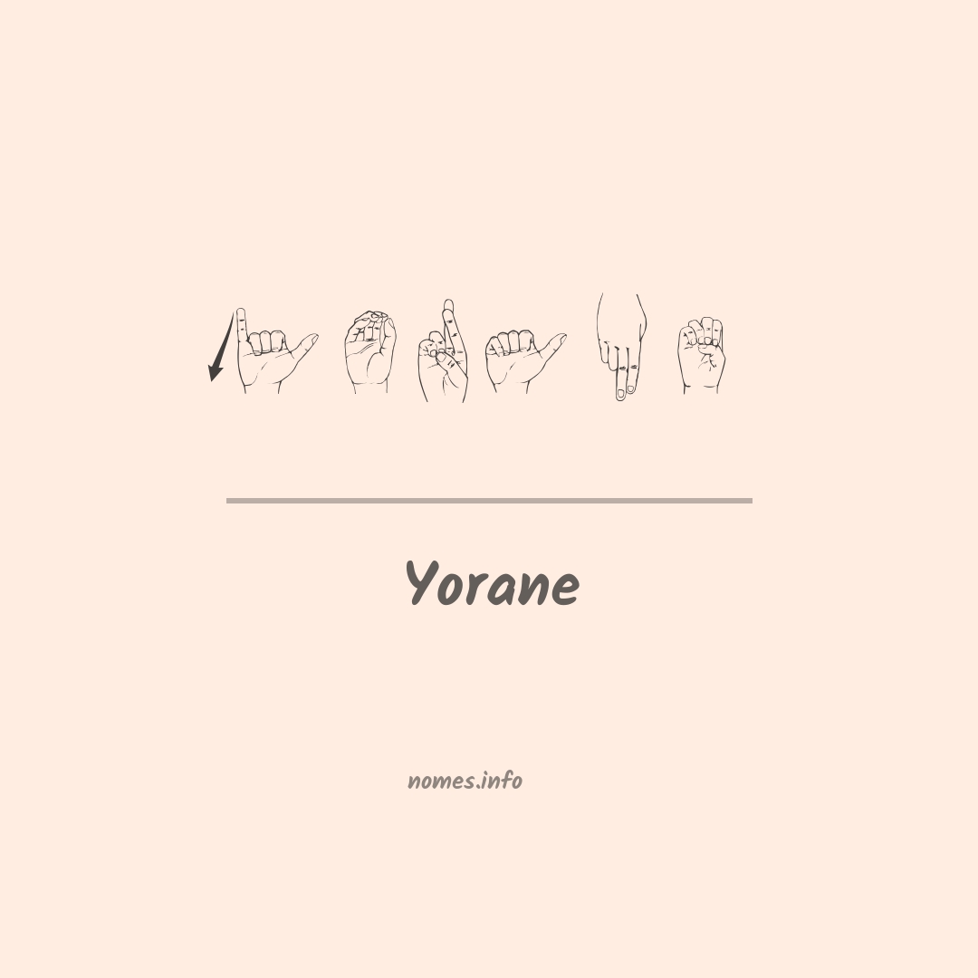 Yorane em Libras