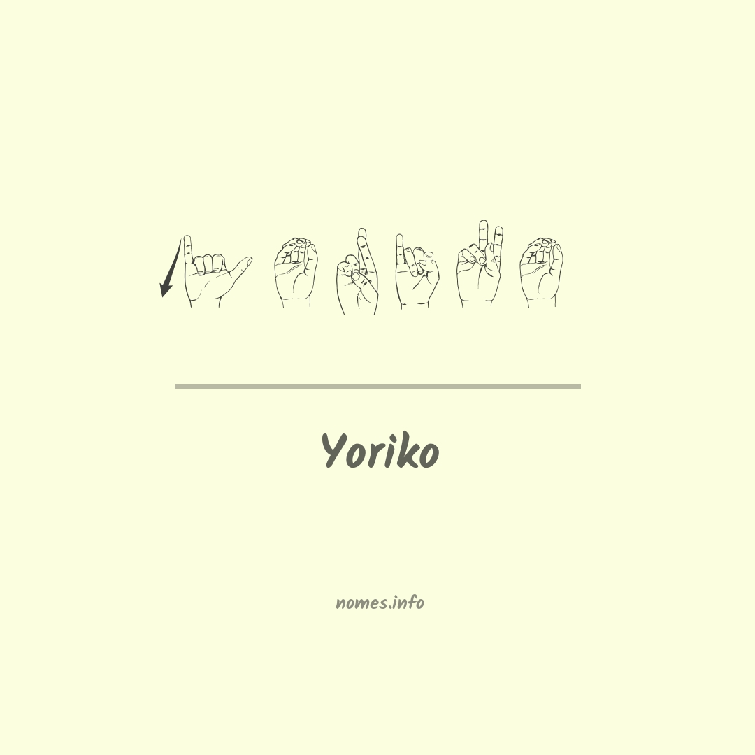Yoriko em Libras
