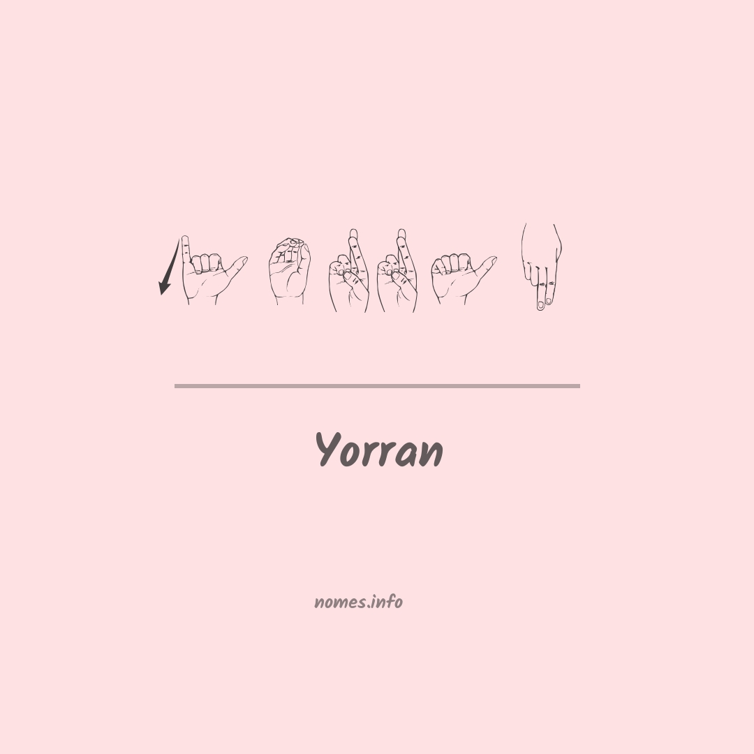 Yorran em Libras