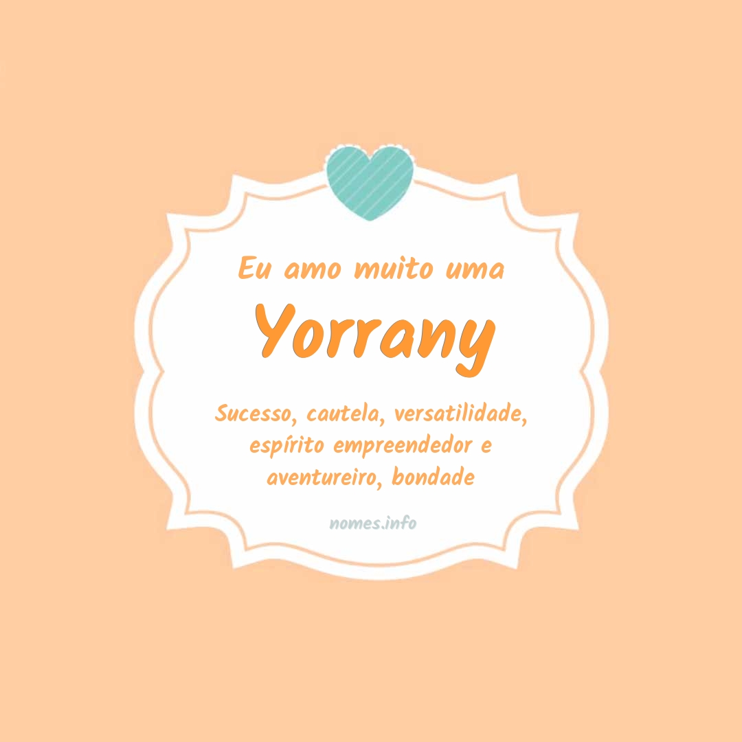 Eu amo muito Yorrany