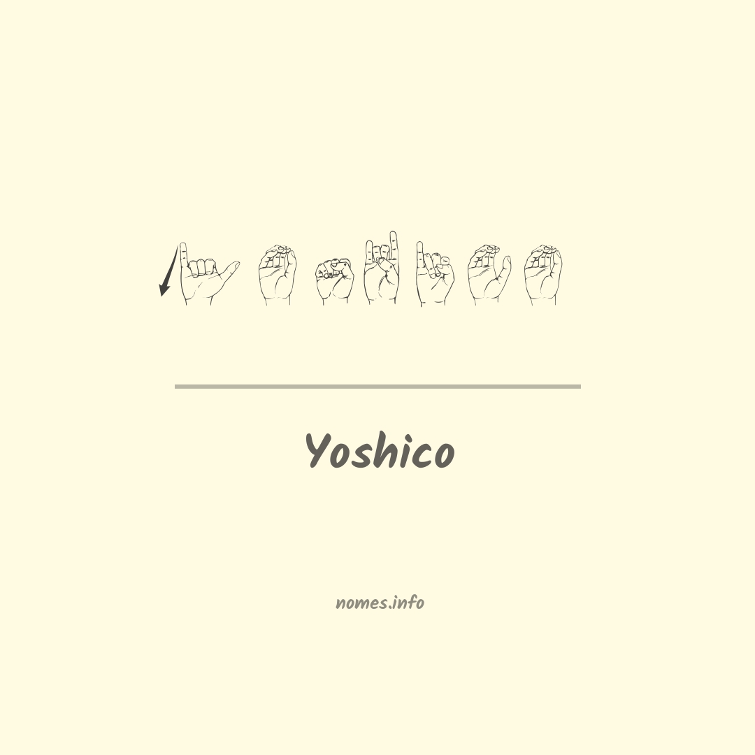 Yoshico em Libras