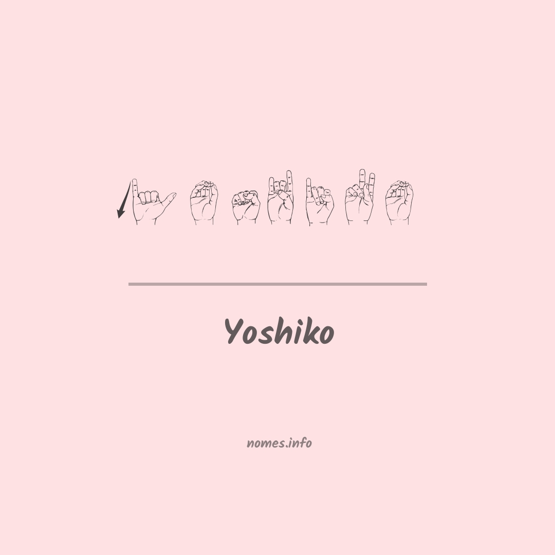 Yoshiko em Libras
