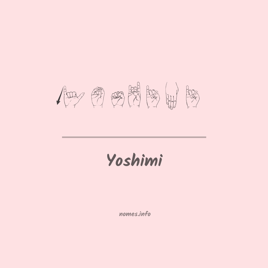 Yoshimi em Libras