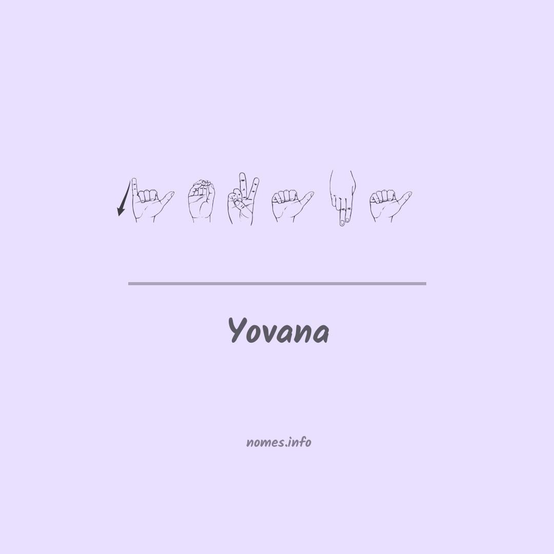 Yovana em Libras