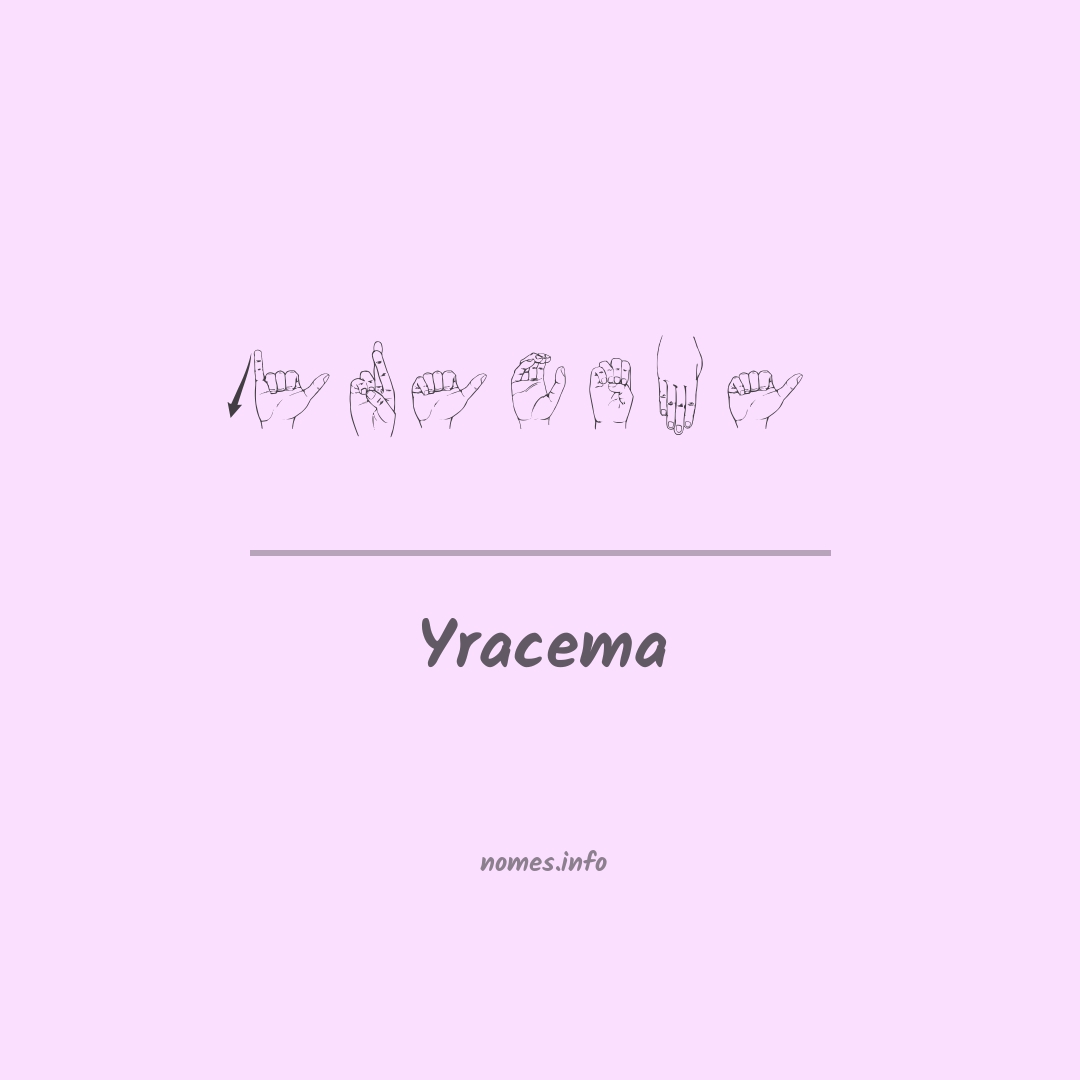 Yracema em Libras