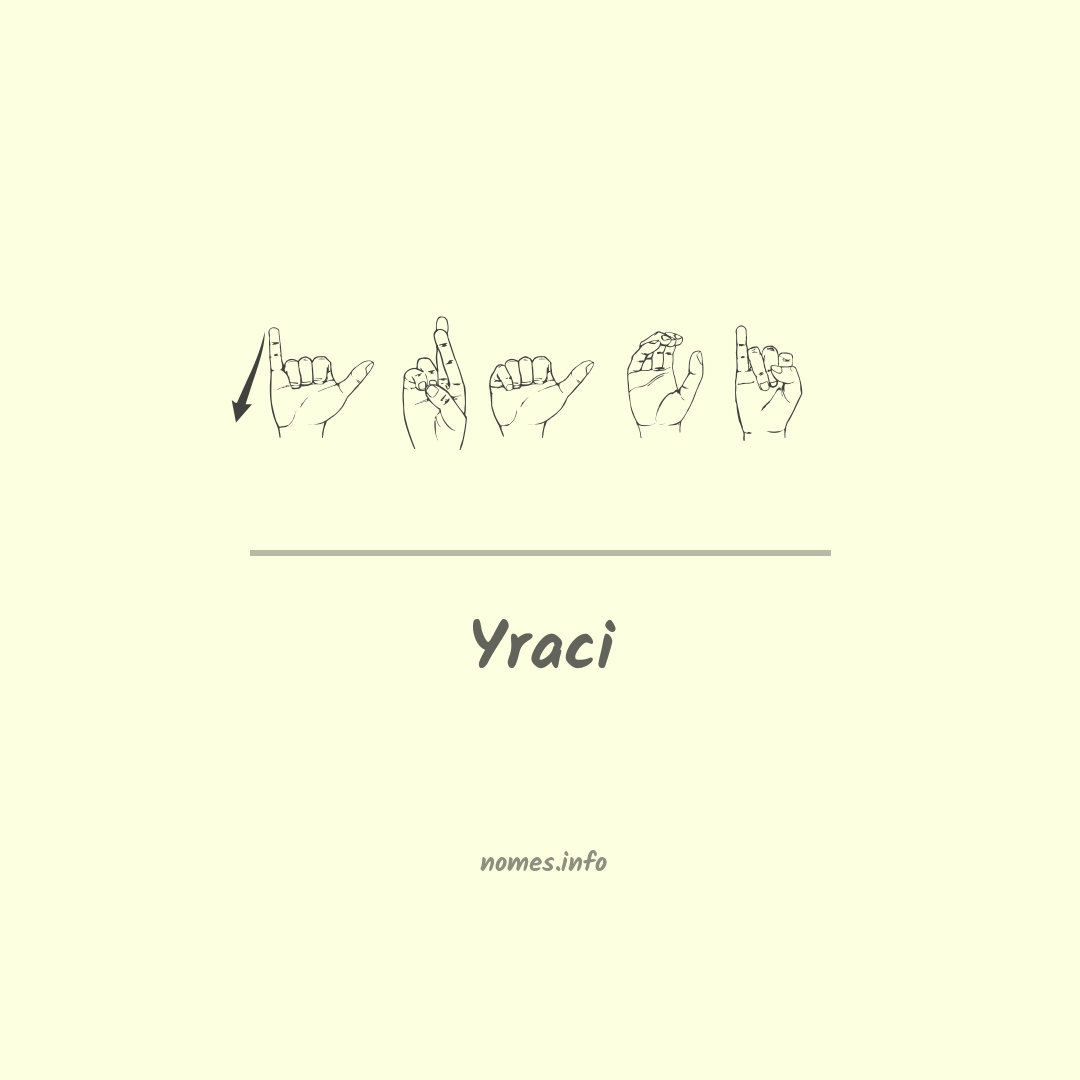 Yraci em Libras