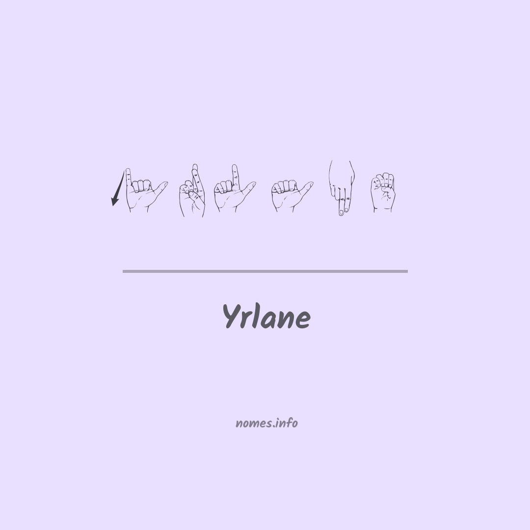 Yrlane em Libras