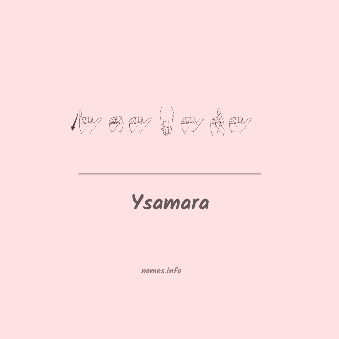 Ysamara em Libras