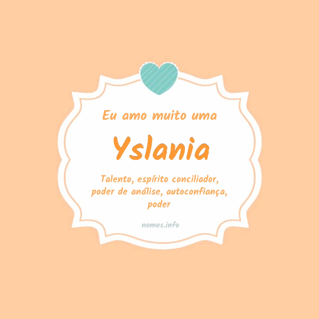 Eu amo muito Yslania